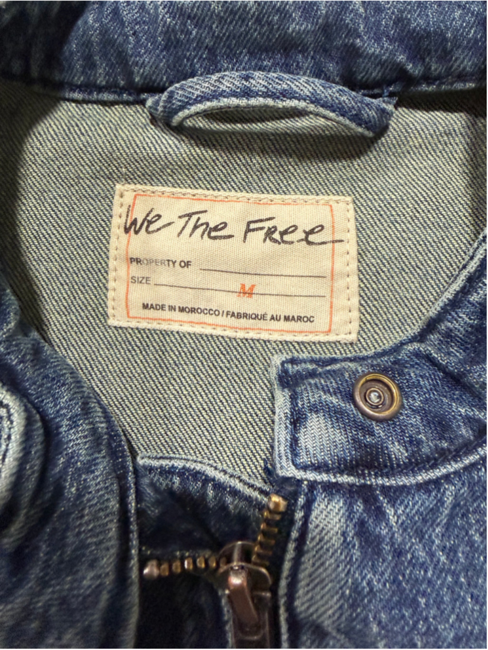 NWT Free People Fast Lane Denim Moto Alchemy Medium - Picture 9 of 12